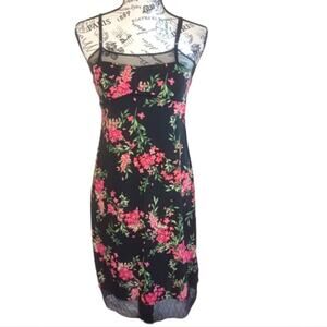 Vintage Y2K BCBG floral slip dress.  Size S